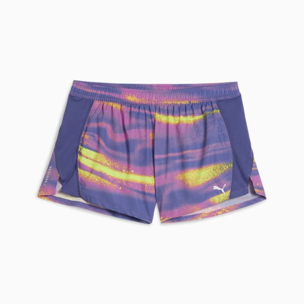 VELOCITY All-Over Print Women's 3" Shorts, Wild Berry, extralarge